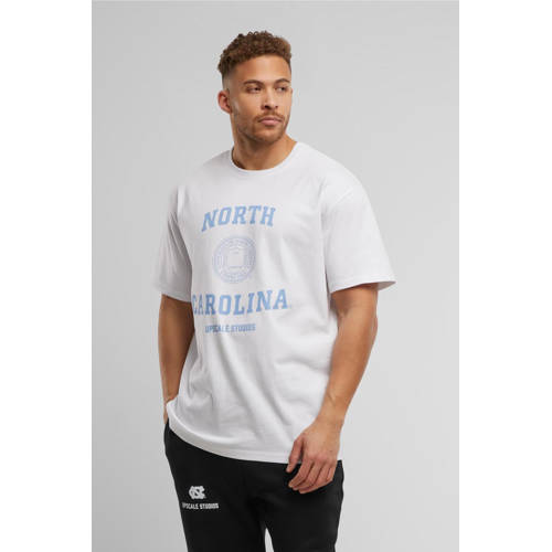 Upscale T-shirt wit afbeelding