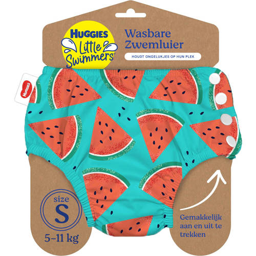 Huggies Little Swimmers Zwemluier wasbaar - maat 2/3 - 5-11kg - herbruikbaar zwembroekje - 1 stuk afbeelding