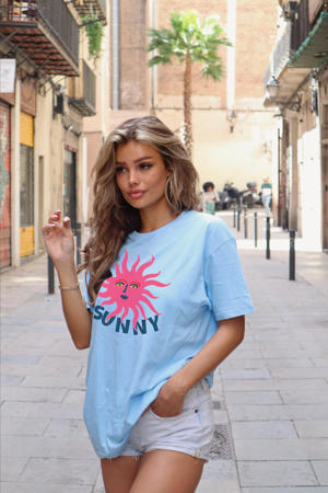 T-shirt blauw