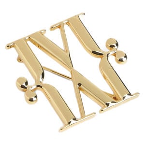 broche Kalina goudkleurig