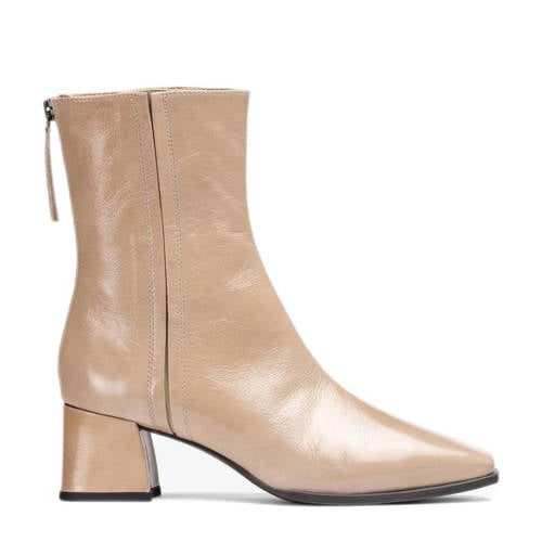 Unisa Lucas lakleren enkellaarzen beige afbeelding