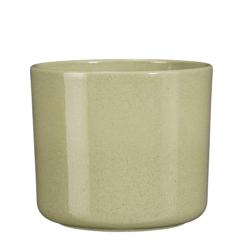 Mica Decorations bloempot Fedor groen (19,5x17,5 cm) afbeelding