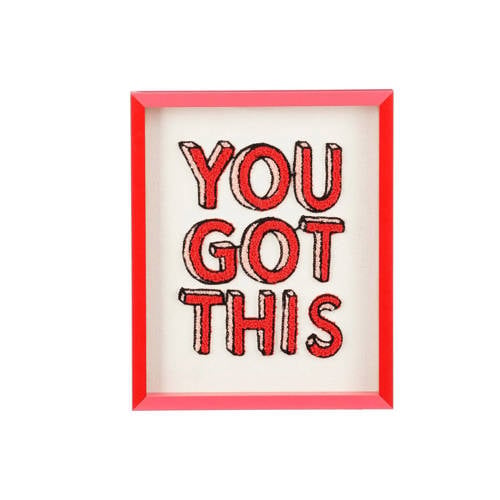 Mica Decorations schilderij 'YOU GOT THIS' (21,5x26,5 cm) afbeelding