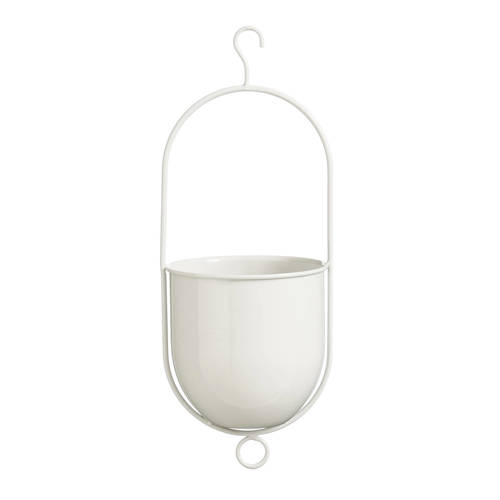 Mica Decorations bloempot hangend Bob wit afbeelding