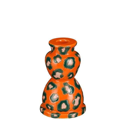 Mica Decorations kandelaar Zarah oranje afbeelding