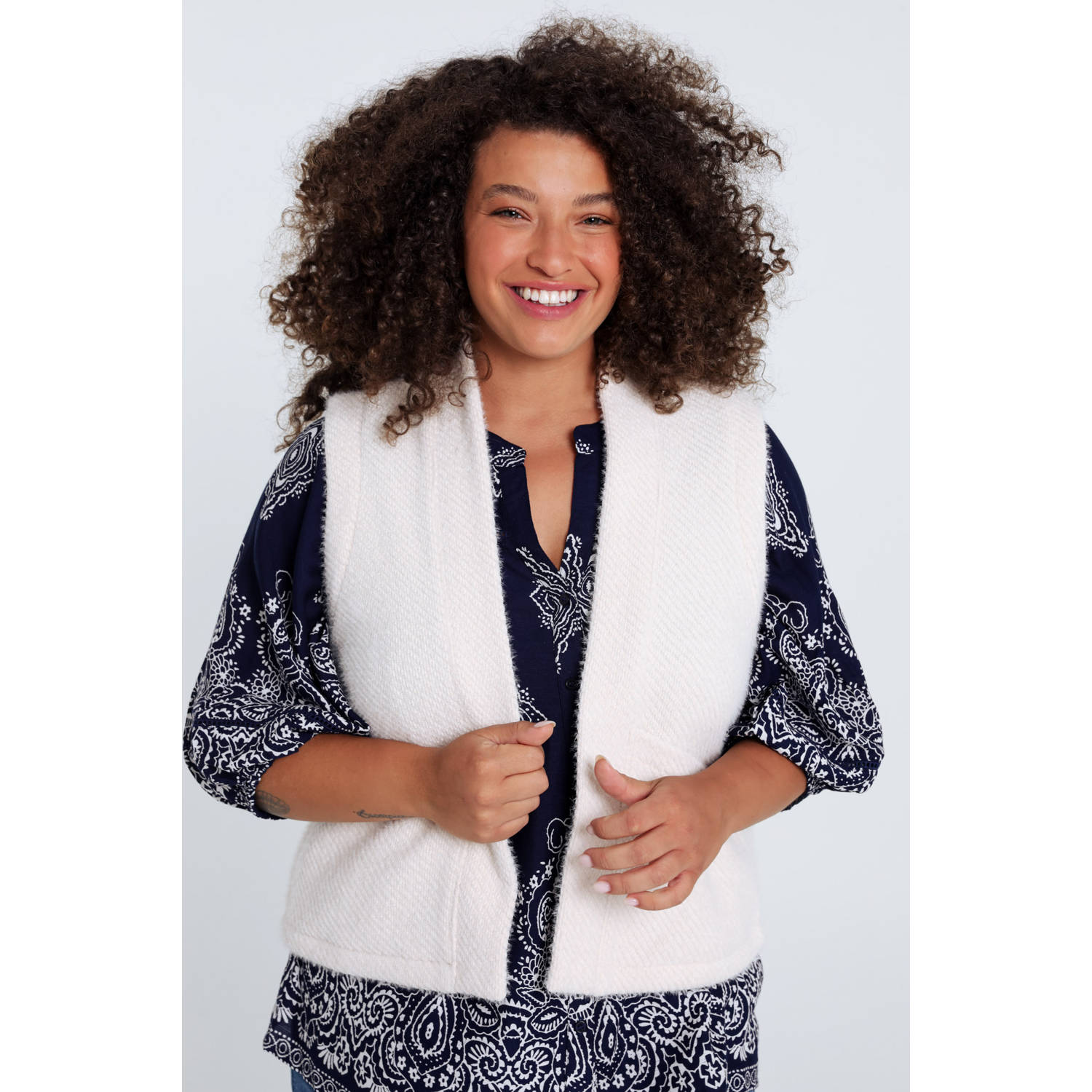 Paprika gilet ecru