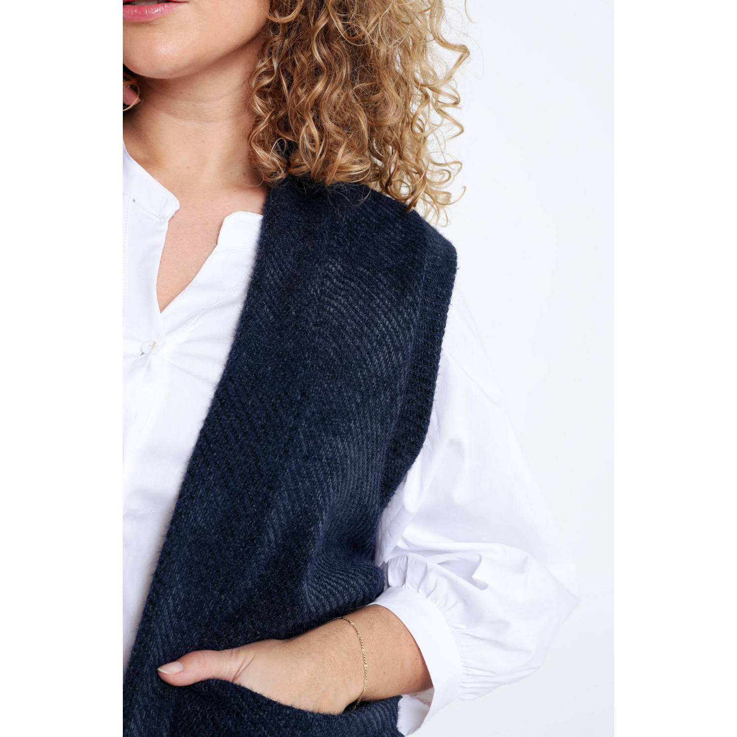 Paprika gilet marine