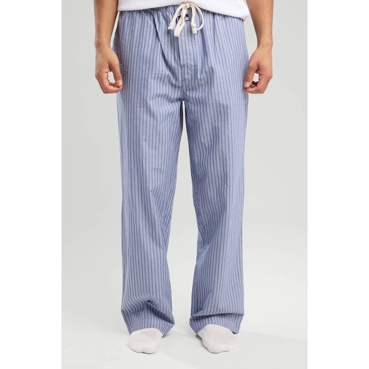 America Today pyjamabroek Lio blauw wit
