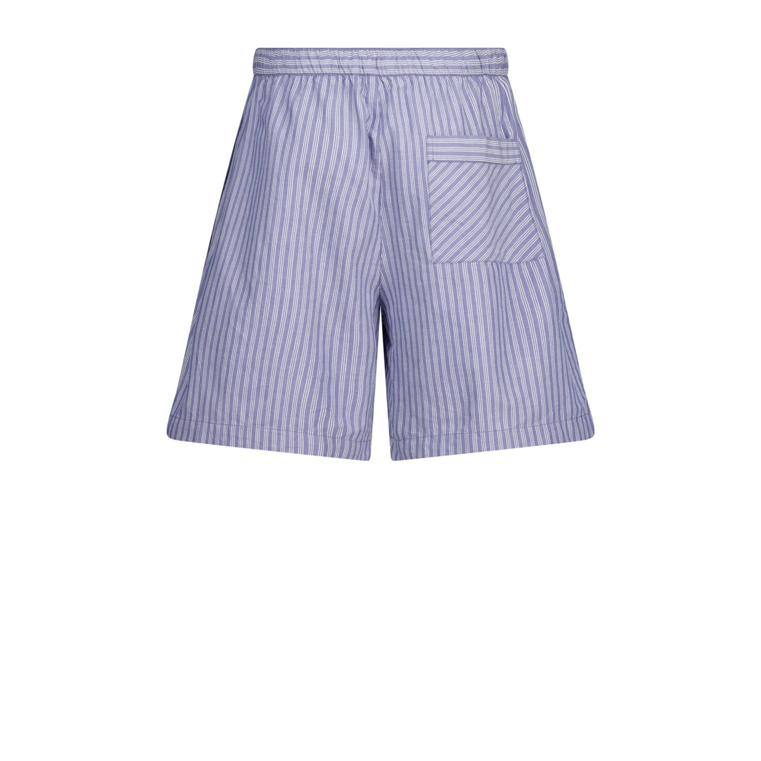 America Today pyjamashort Lennon blauw wit