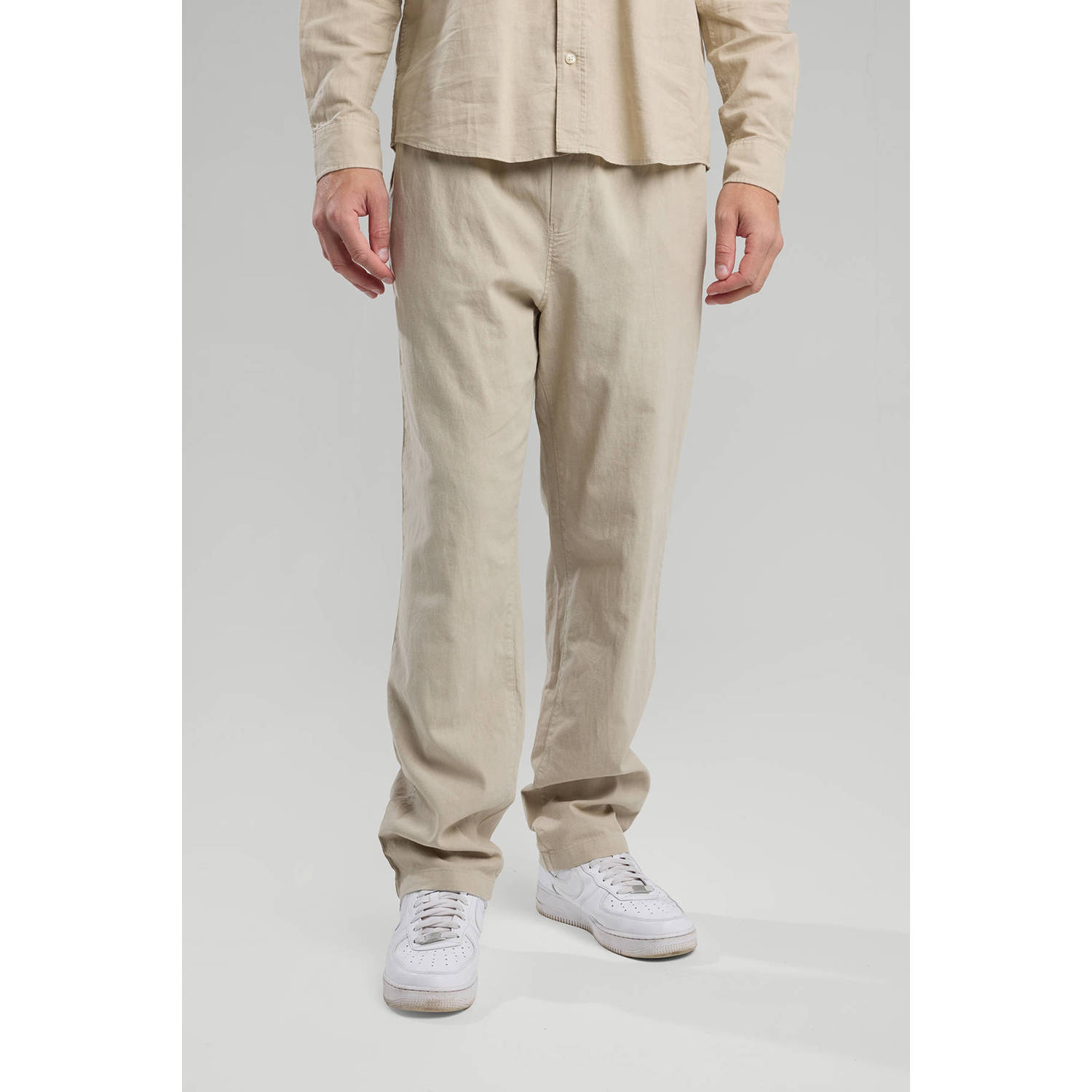 America Today straight casual broek bruin