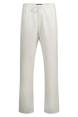 straight casual broek wit