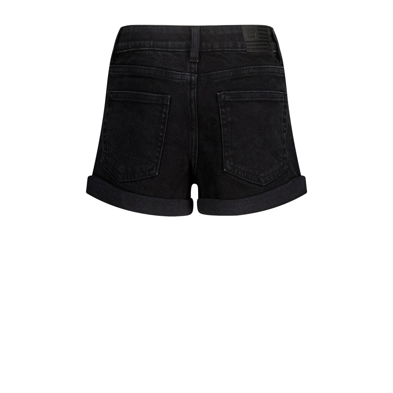 America Today denim short black denim