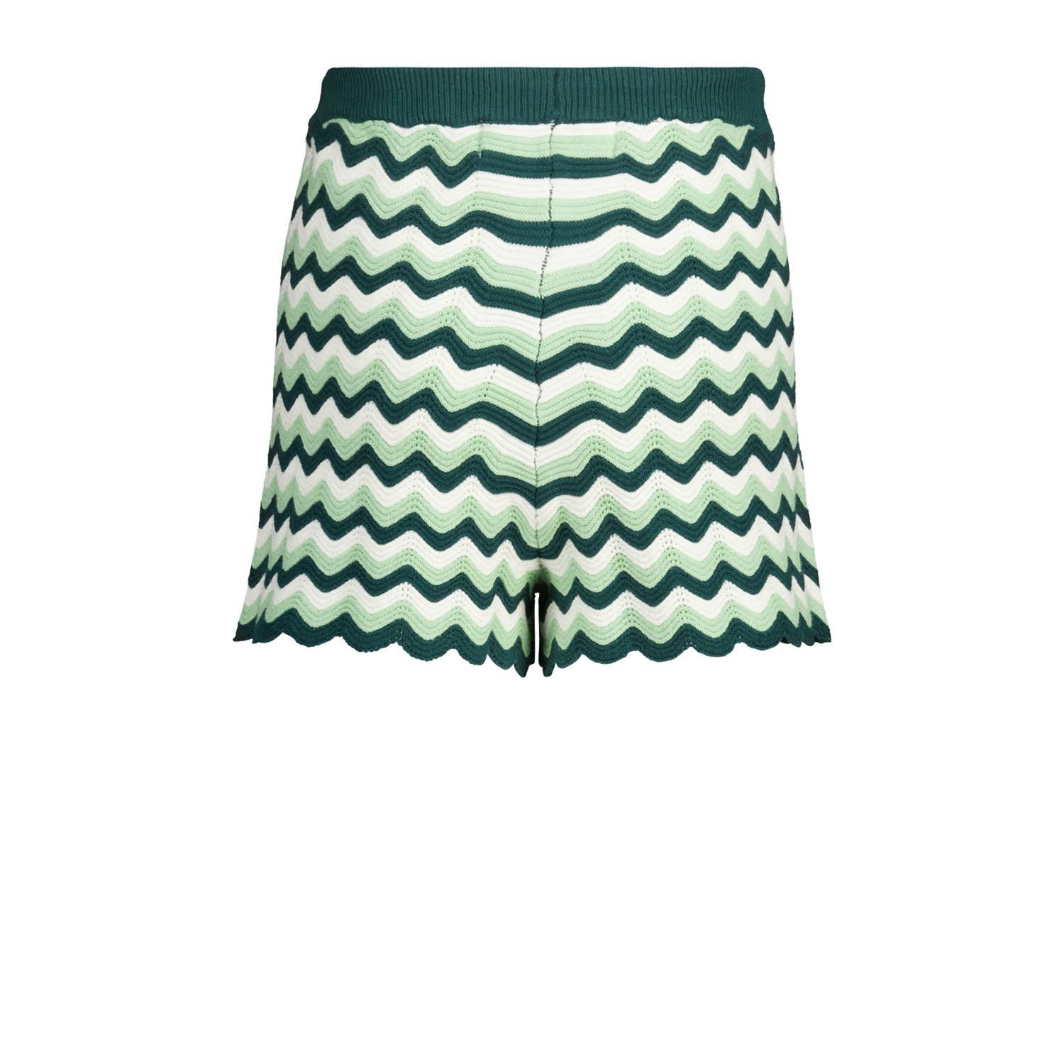 America Today sweatshort groen wit
