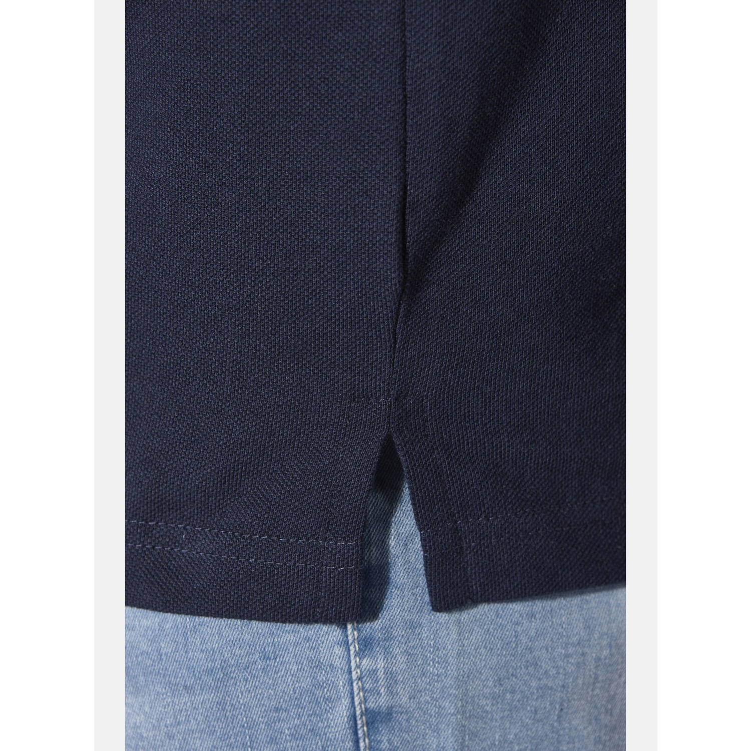 Jan Vanderstorm polo Plus Size PERDER donkerblaiuw