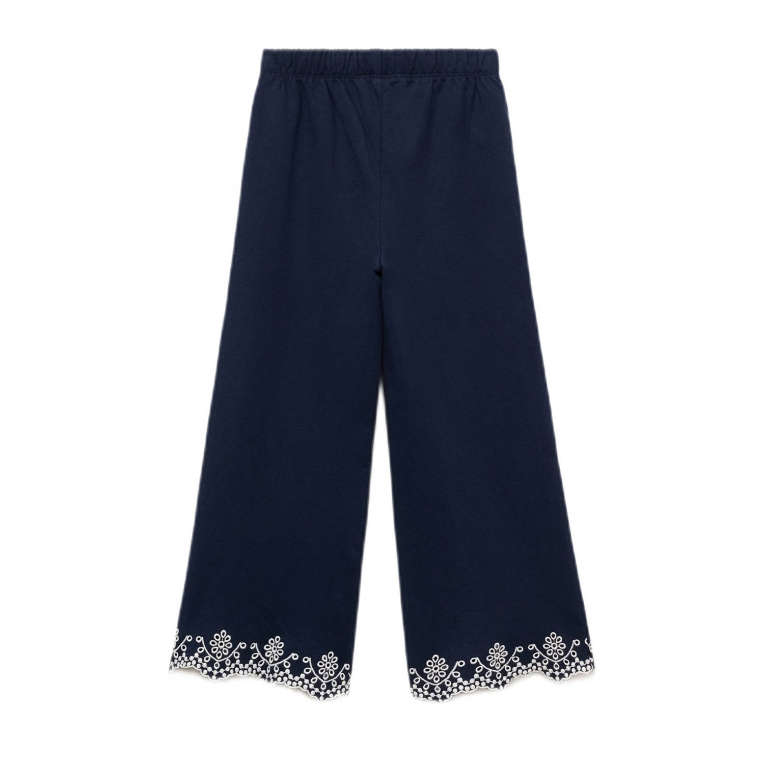 Mango Kids casual broek donkerblauw