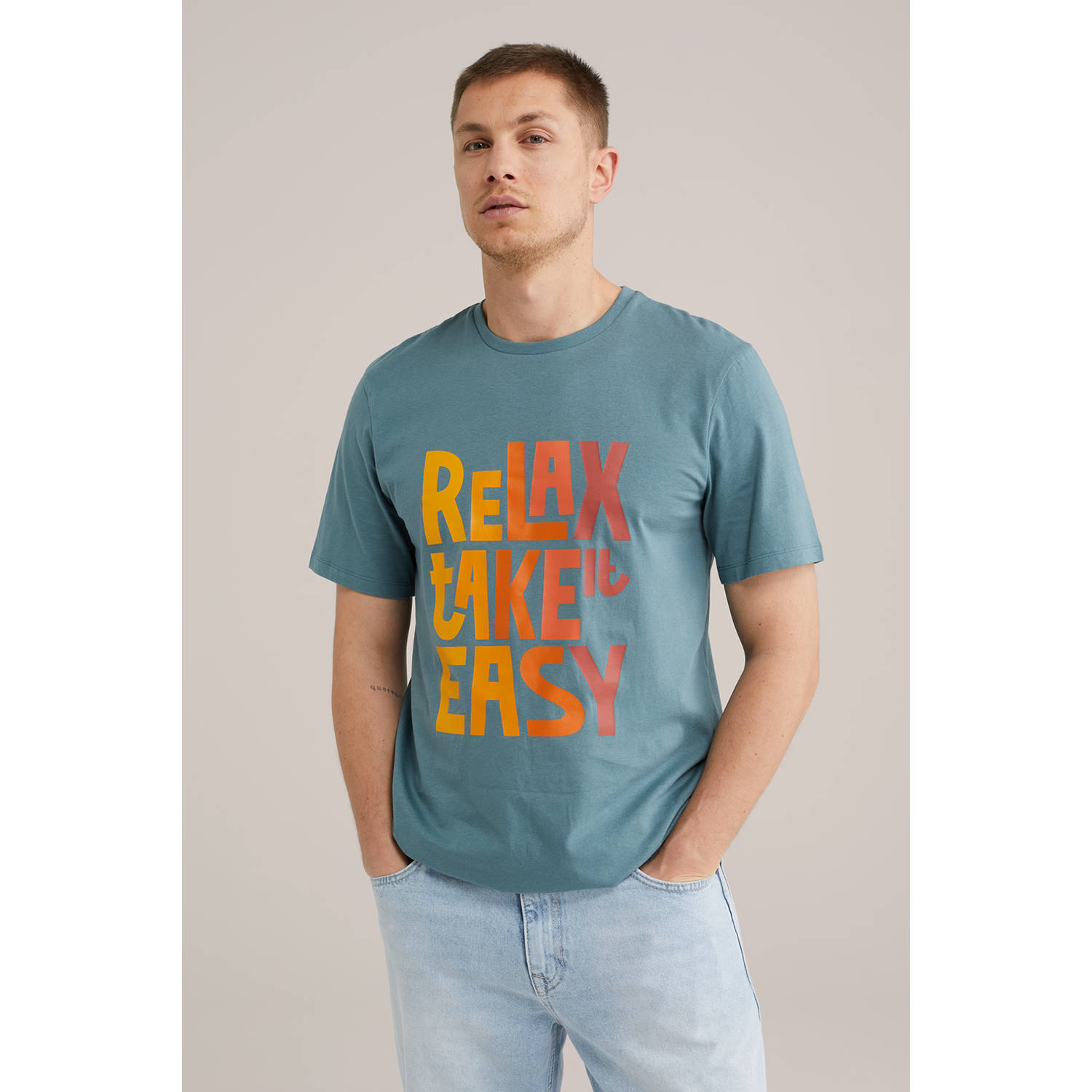 WE Fashion T-shirt turquoise