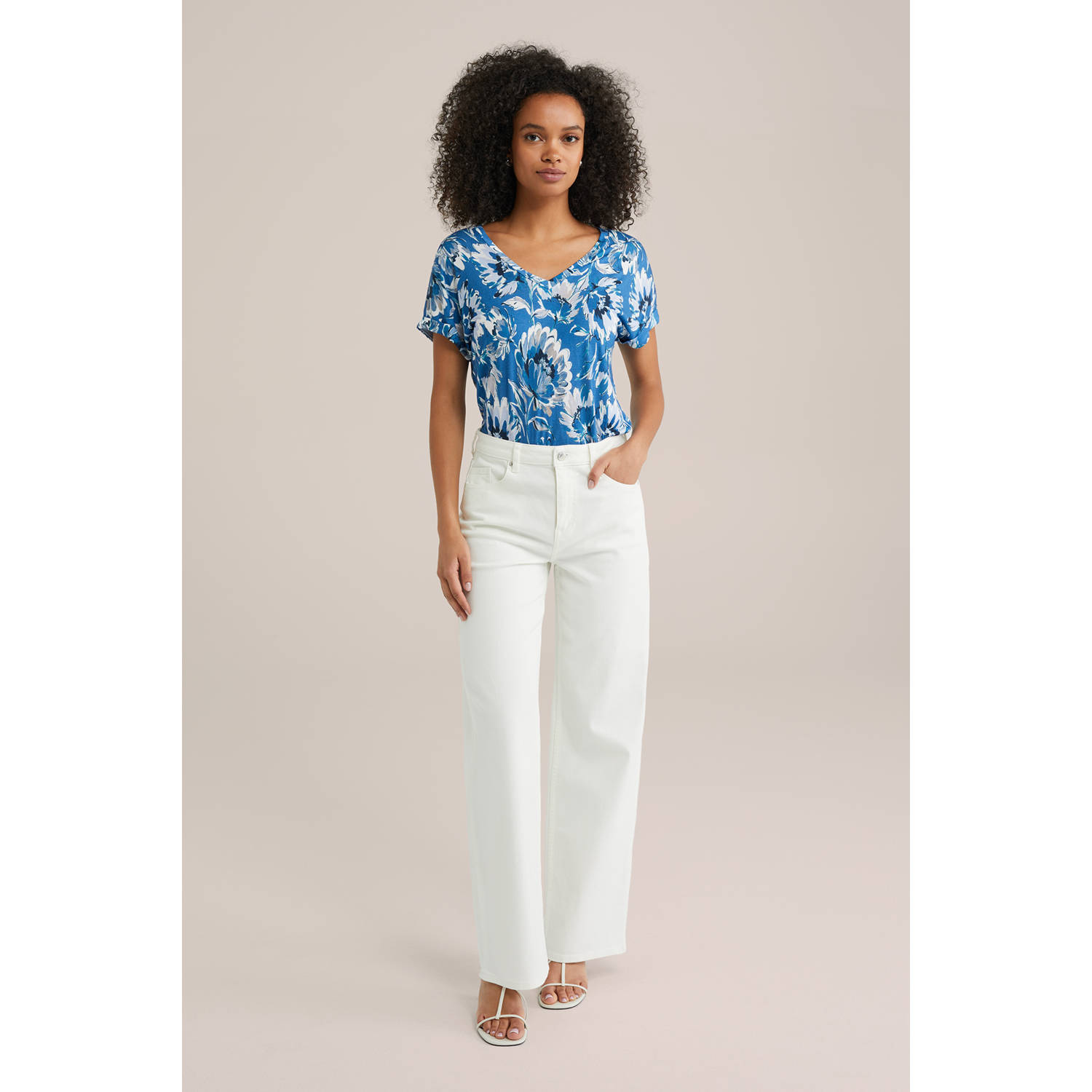WE Fashion top blauw