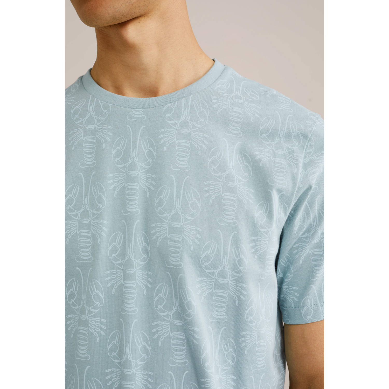 WE Fashion T-shirt grijsblauw