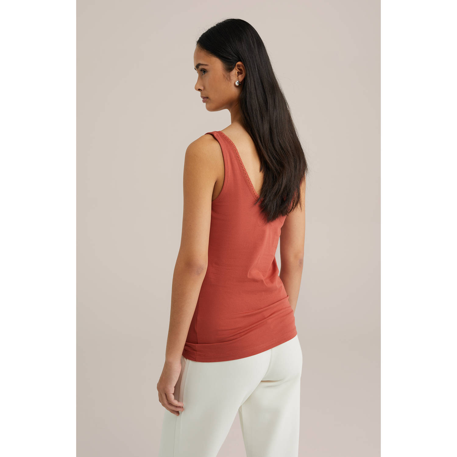 WE Fashion singlet rood