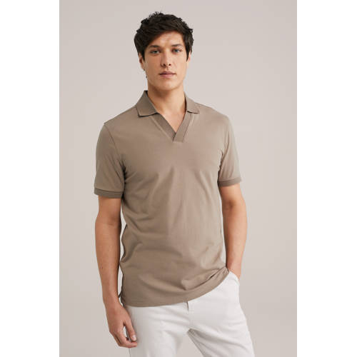 Van Gils slim polo bruin afbeelding