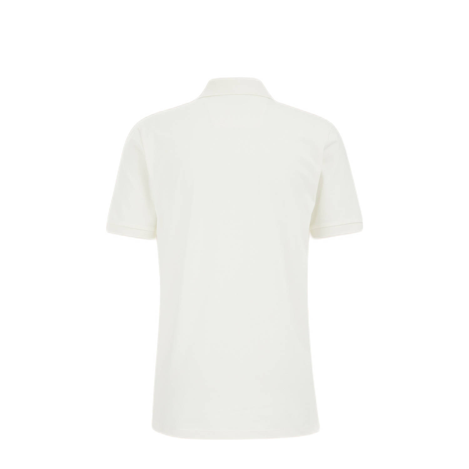 WE Fashion slim polo zwart