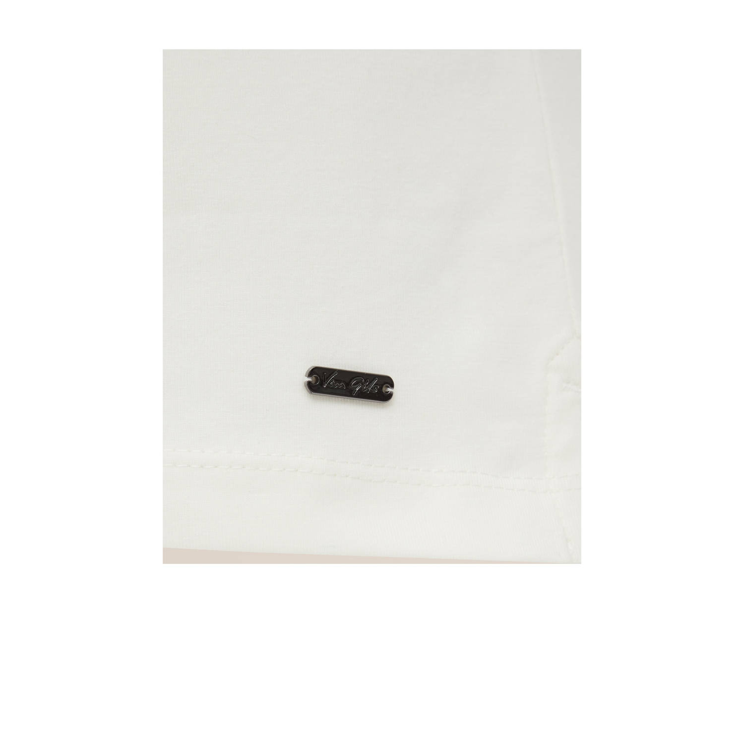 WE Fashion slim polo zwart