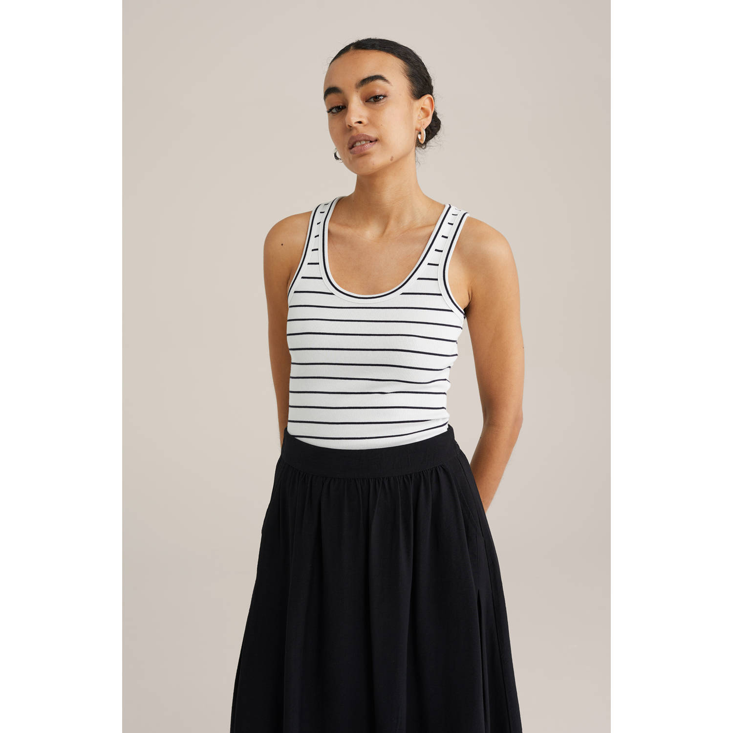 WE Fashion top ecru