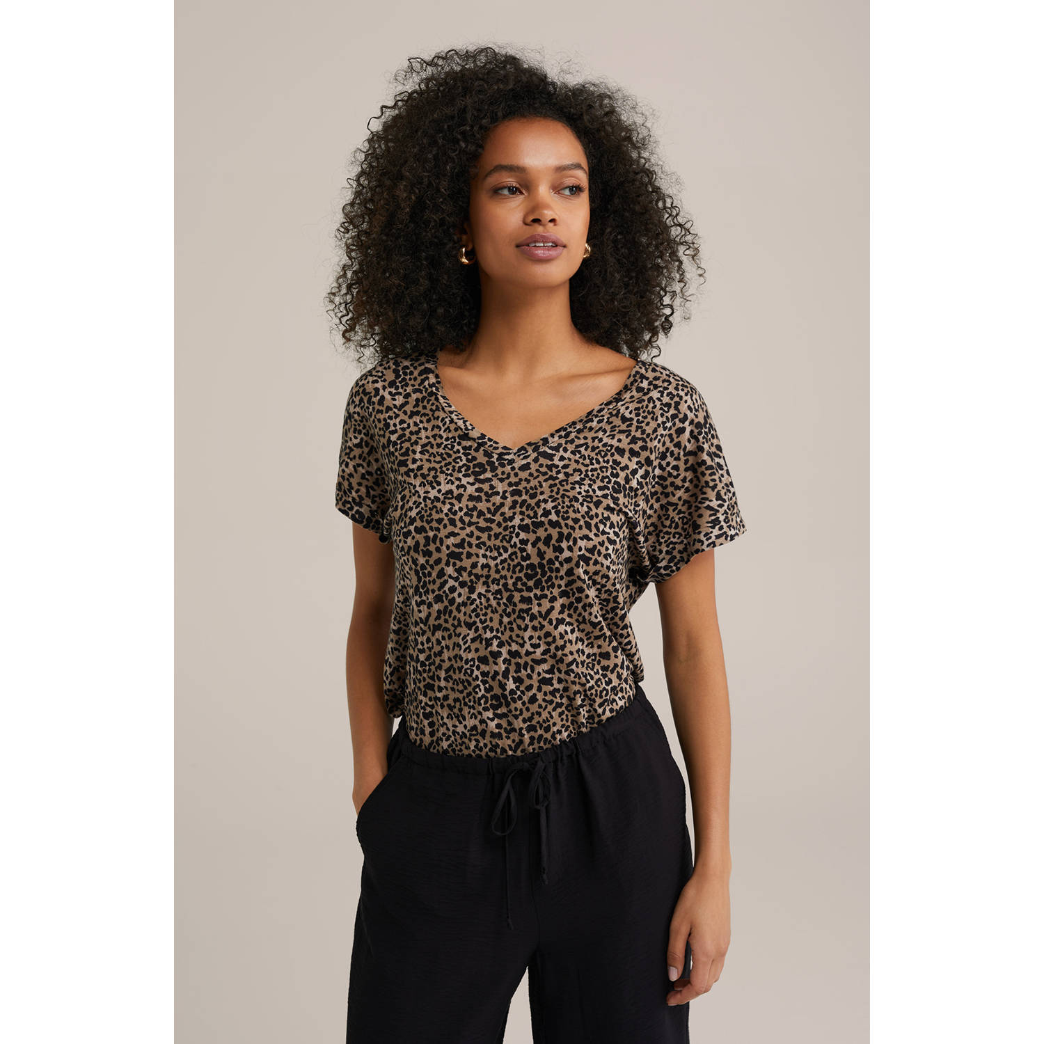 WE Fashion top bruin