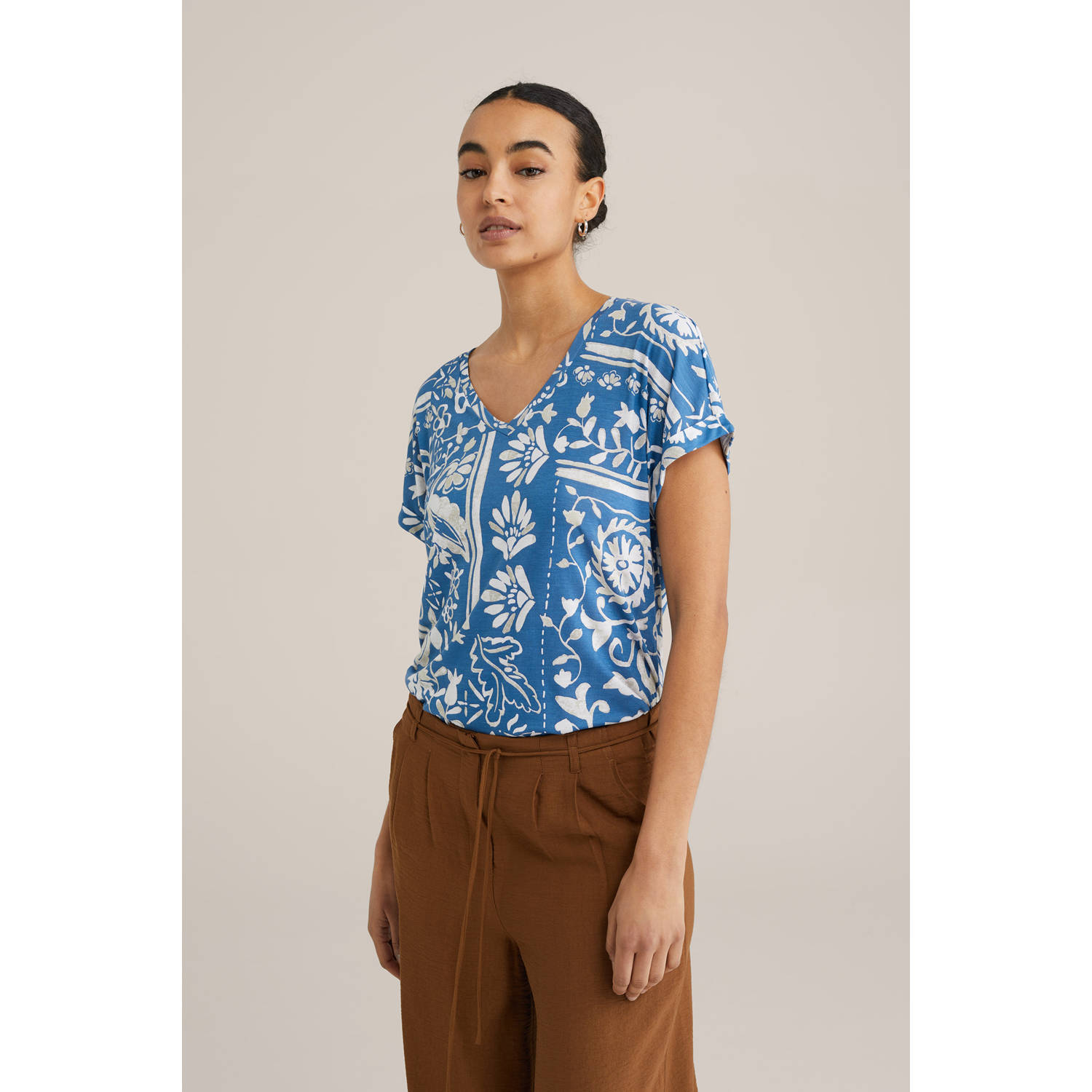 WE Fashion top blauw