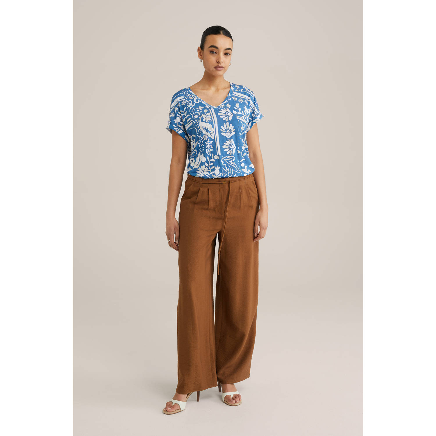 WE Fashion top blauw