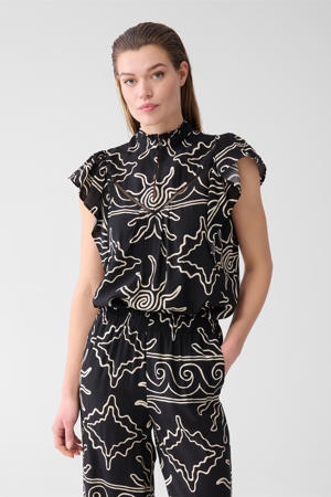 blousetop zwart
