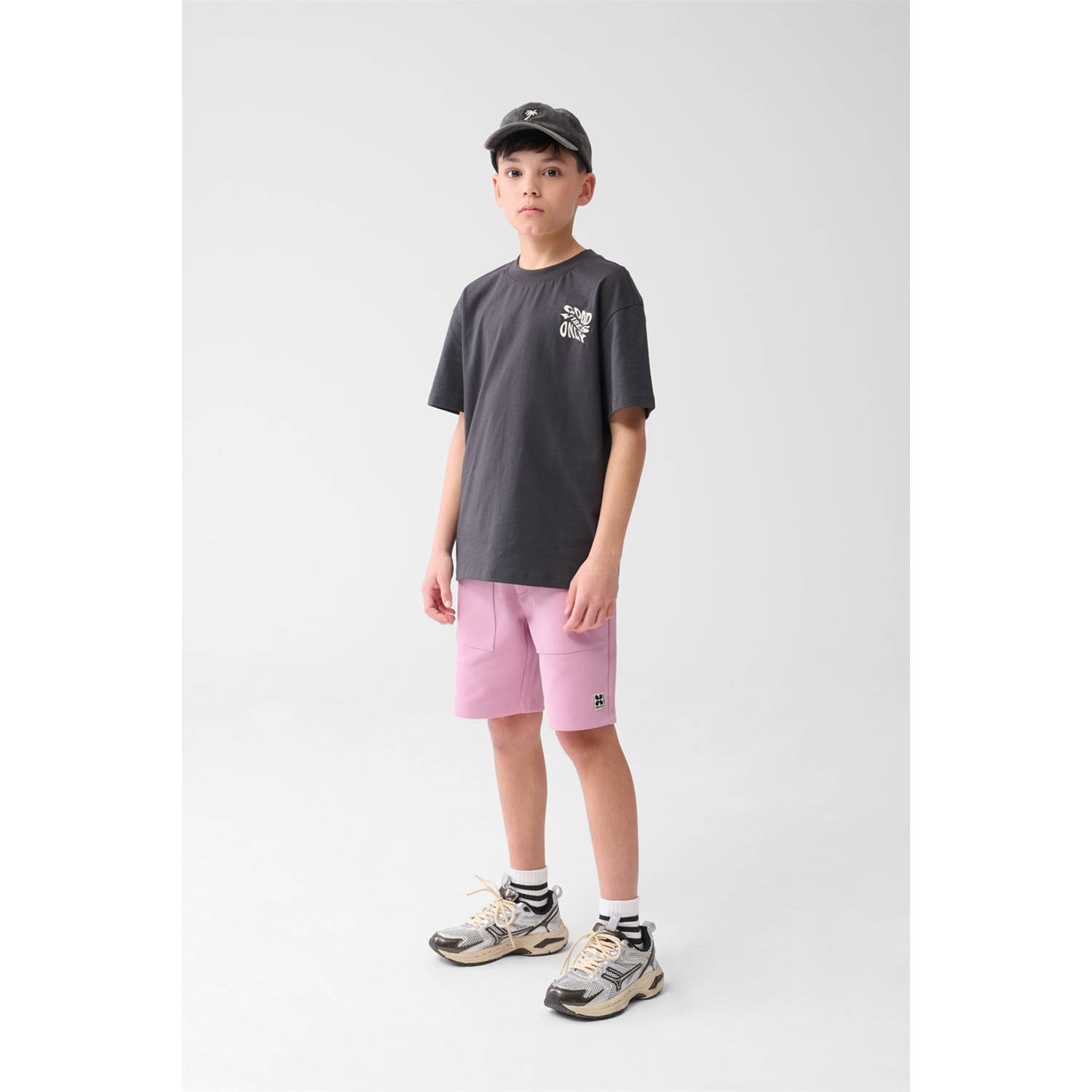 Shoeby regular fit sweatshort roze