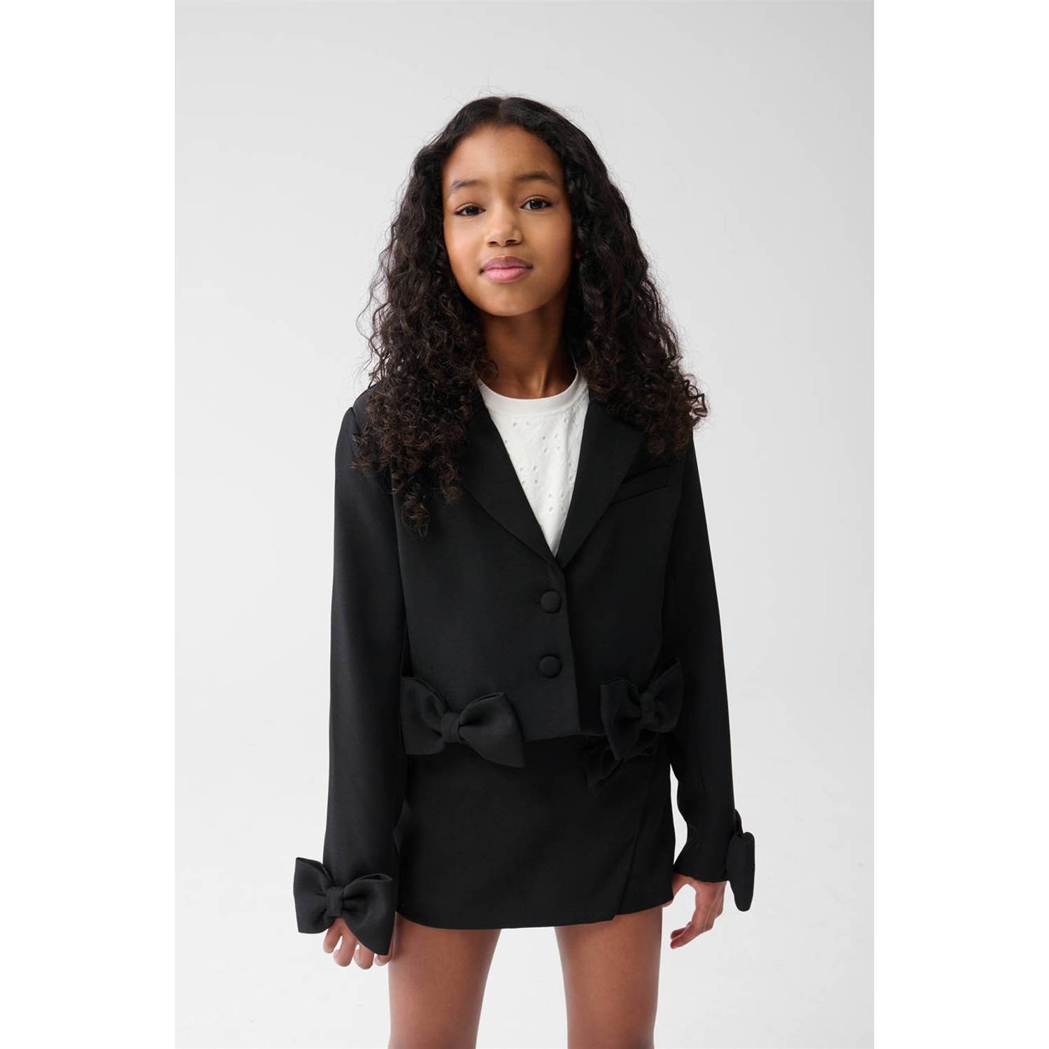 Shoeby cropped blazer zwart