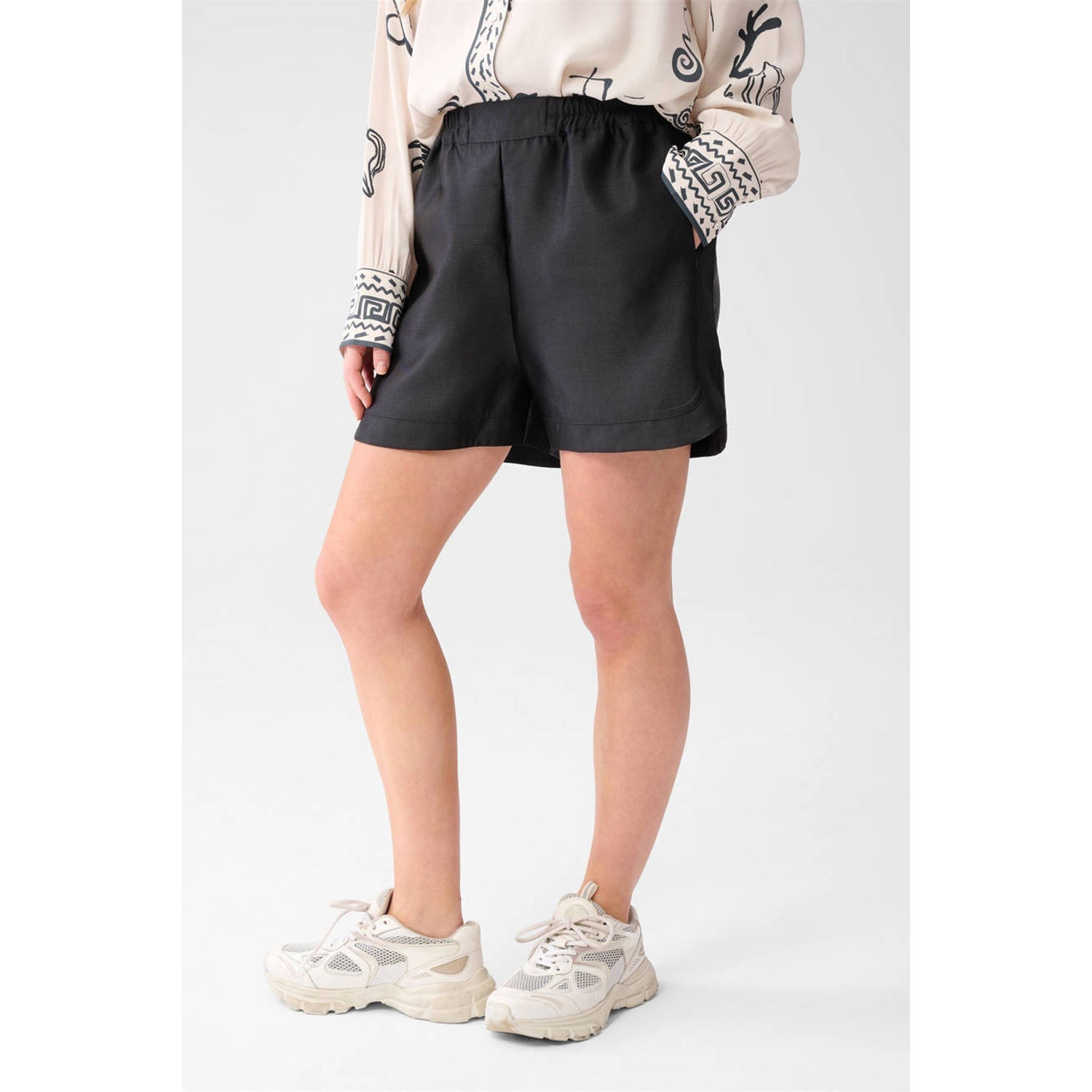 Shoeby regular high waist casual short zwart