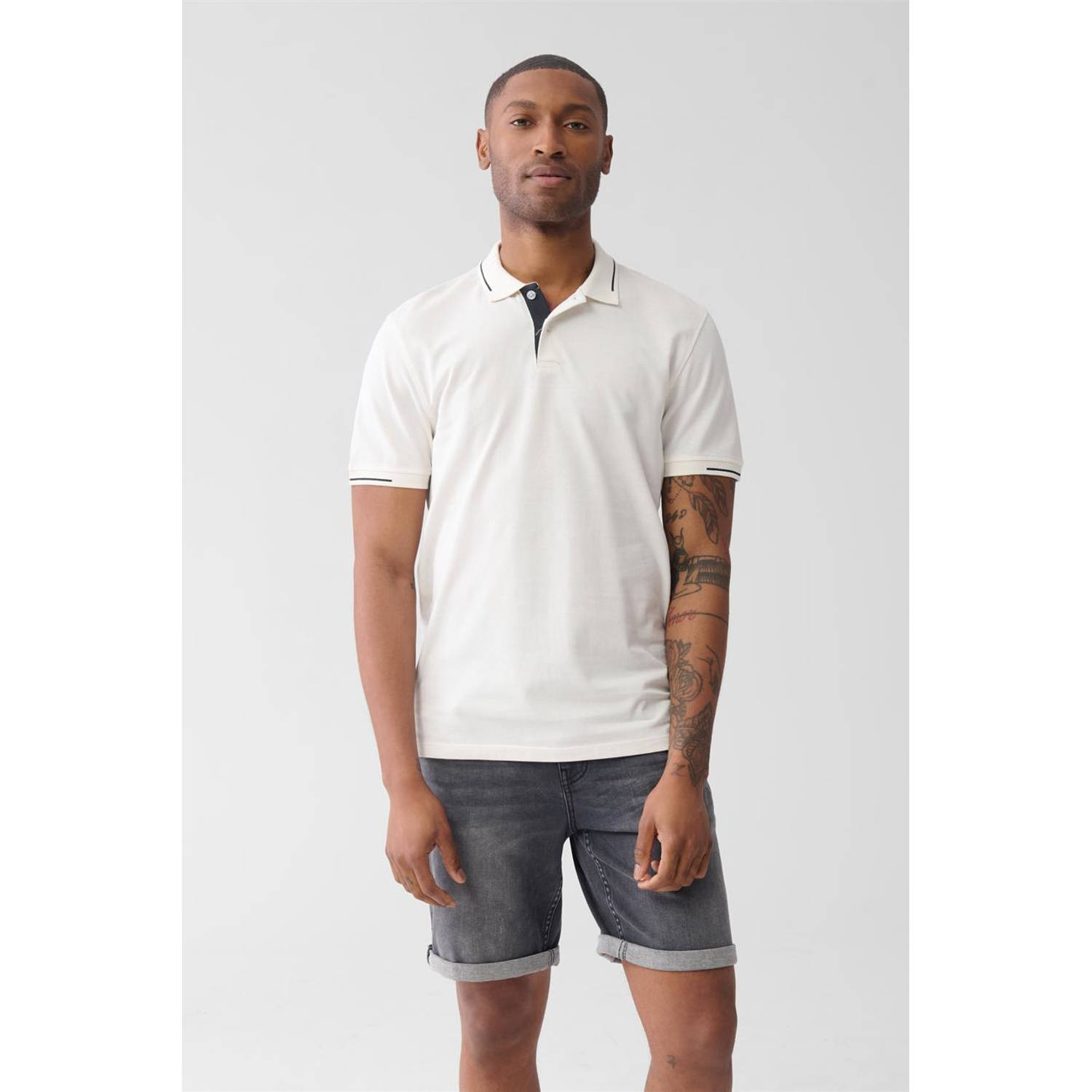 Shoeby regular polo ecru