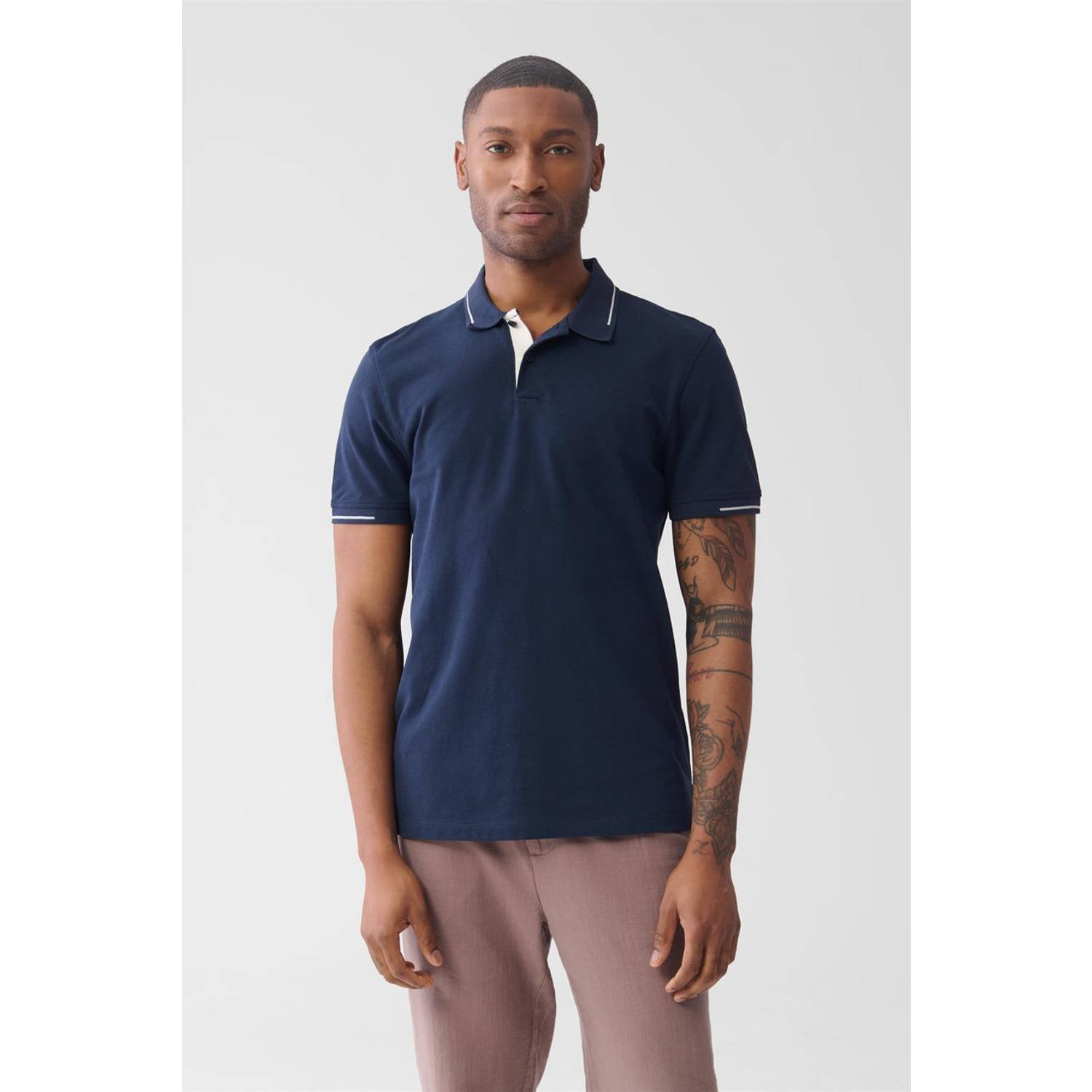 Shoeby regular polo blauw