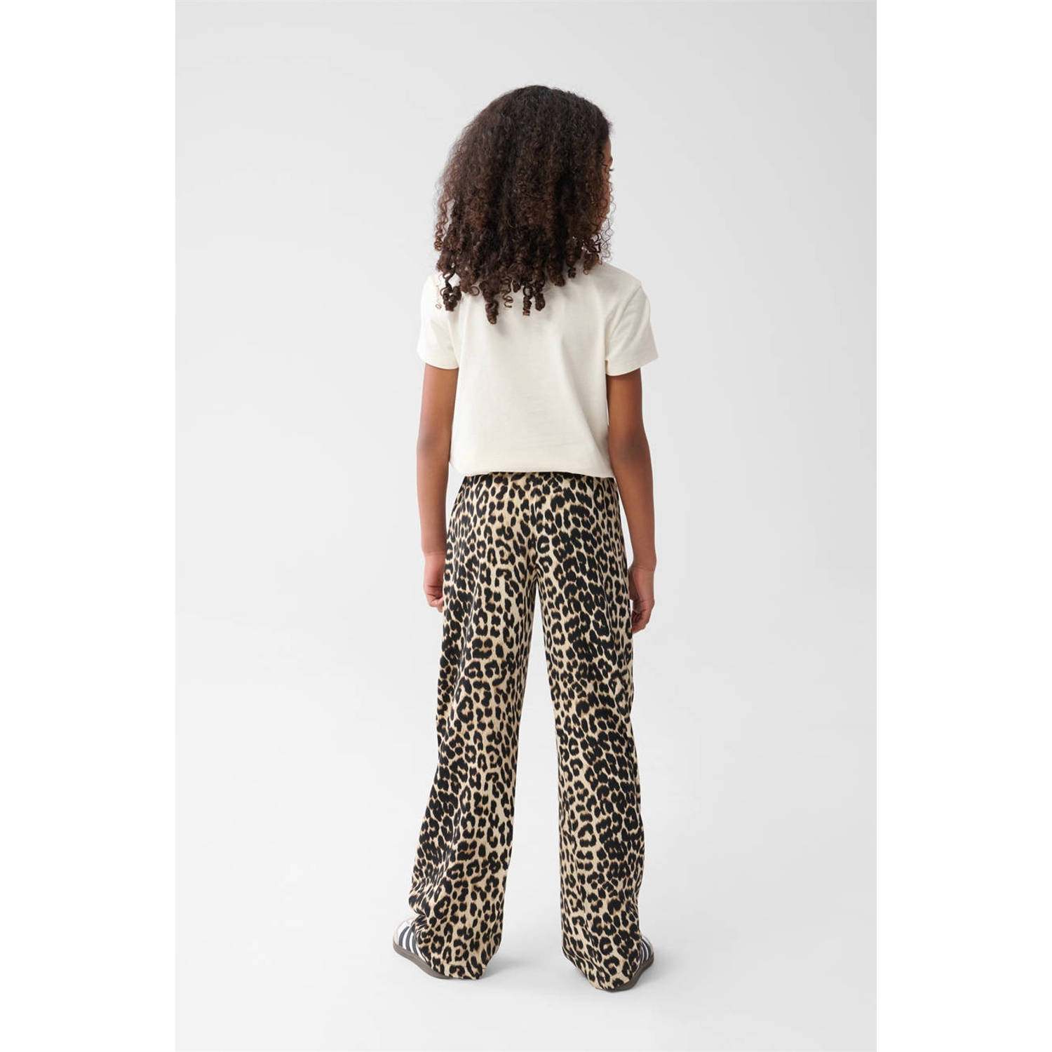 Shoeby wide leg palazzo broek bruin