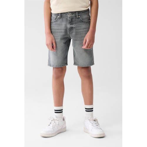 Shoeby straight denim short grey denim afbeelding
