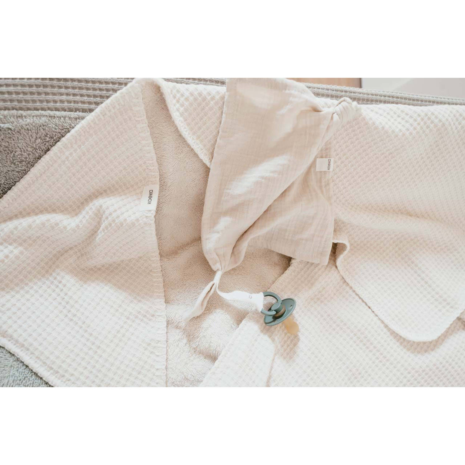 Koeka wikkeldeken Malaga offwhite