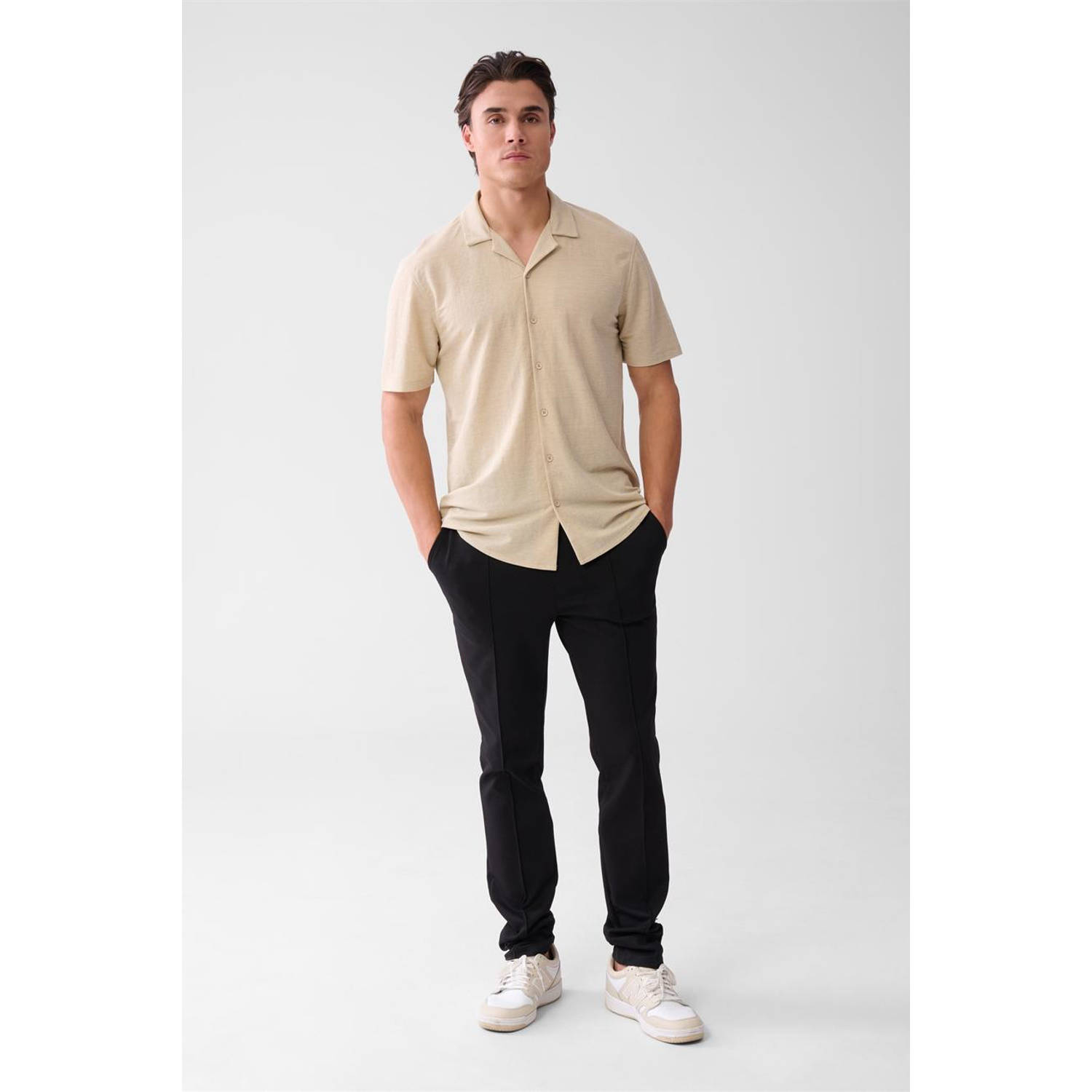 Shoeby casual overhemd beige