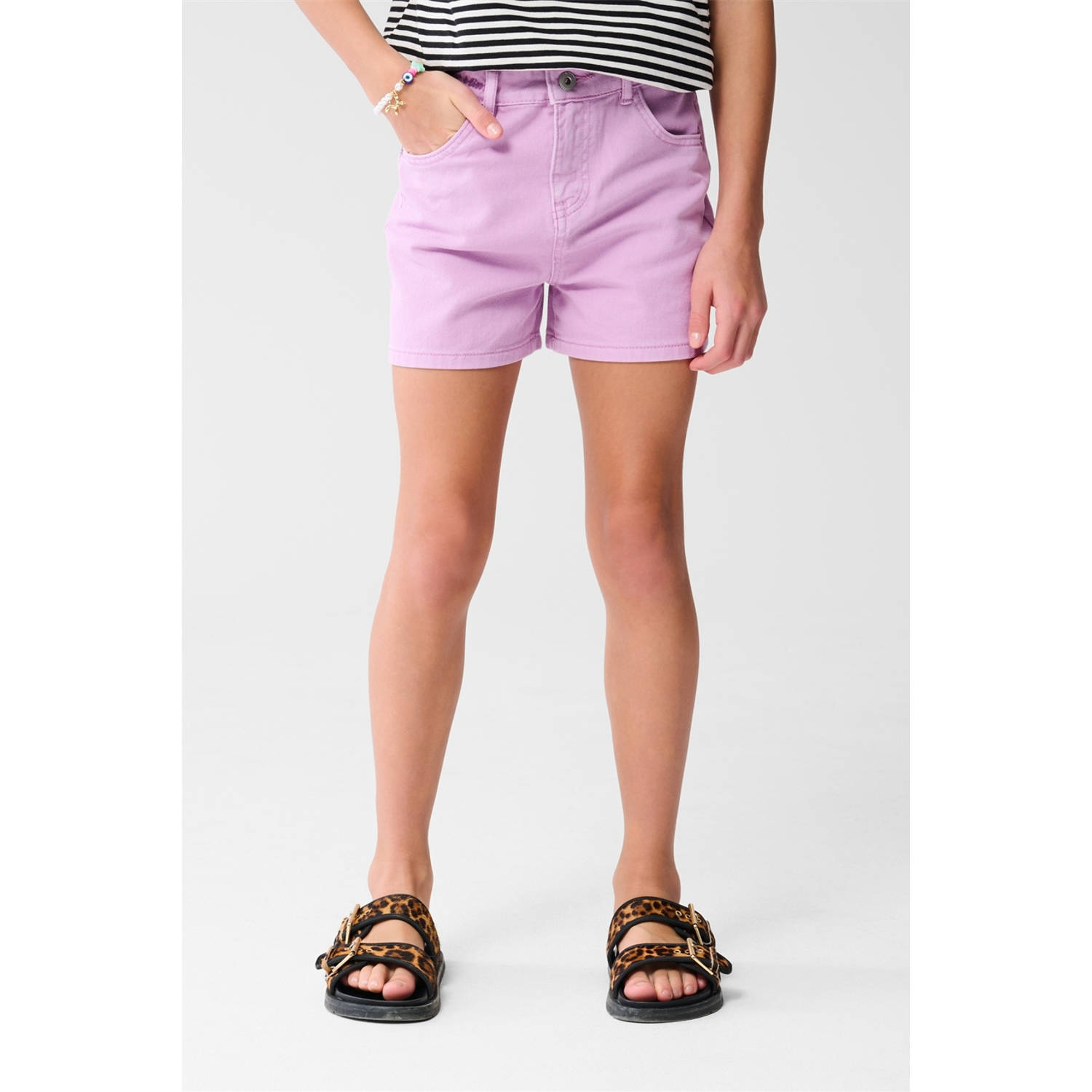 Shoeby regular denim short paars