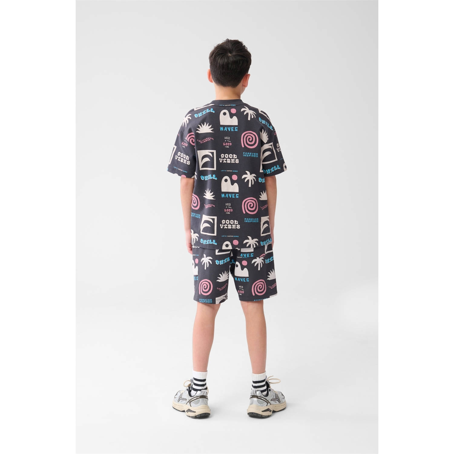 Shoeby regular sweatshort grijs