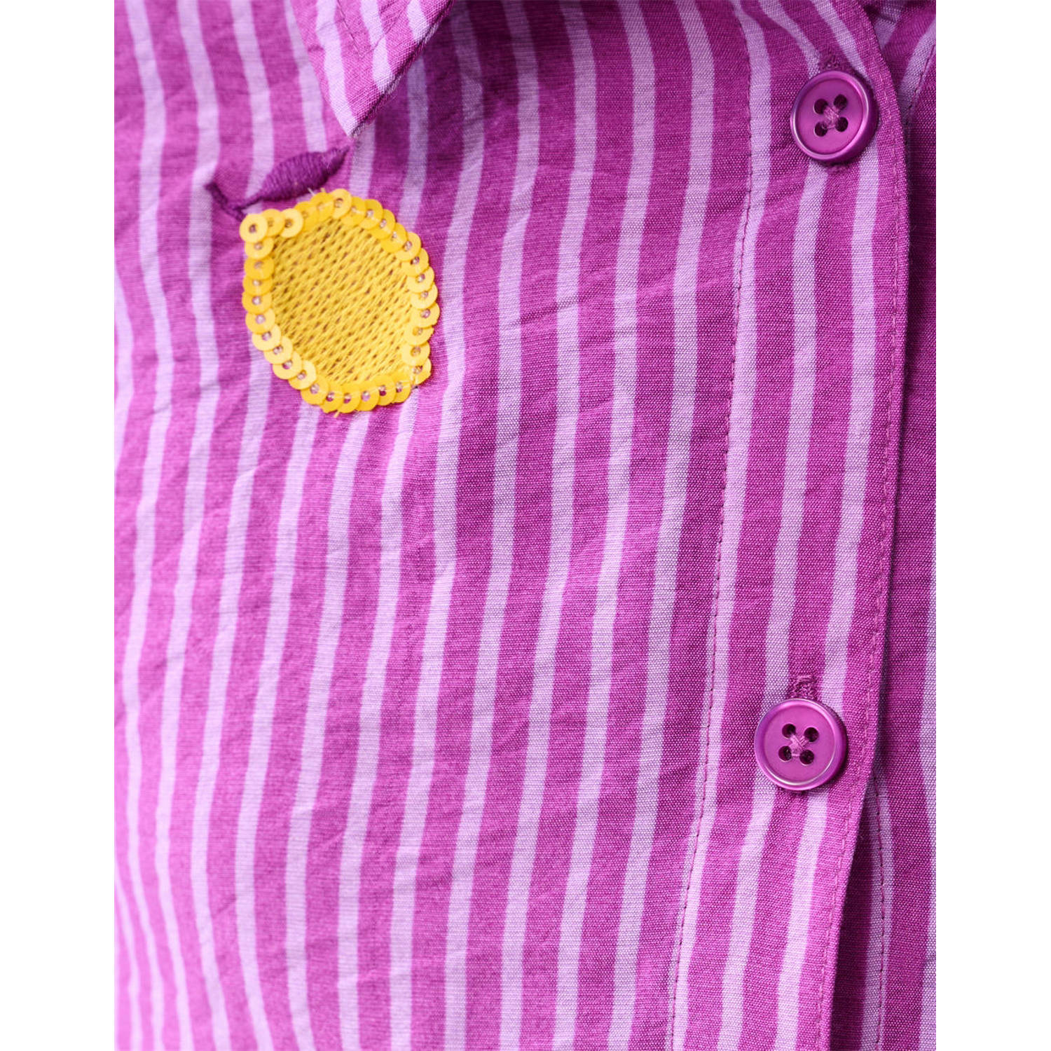 Shoeby blouse paars met pailletten