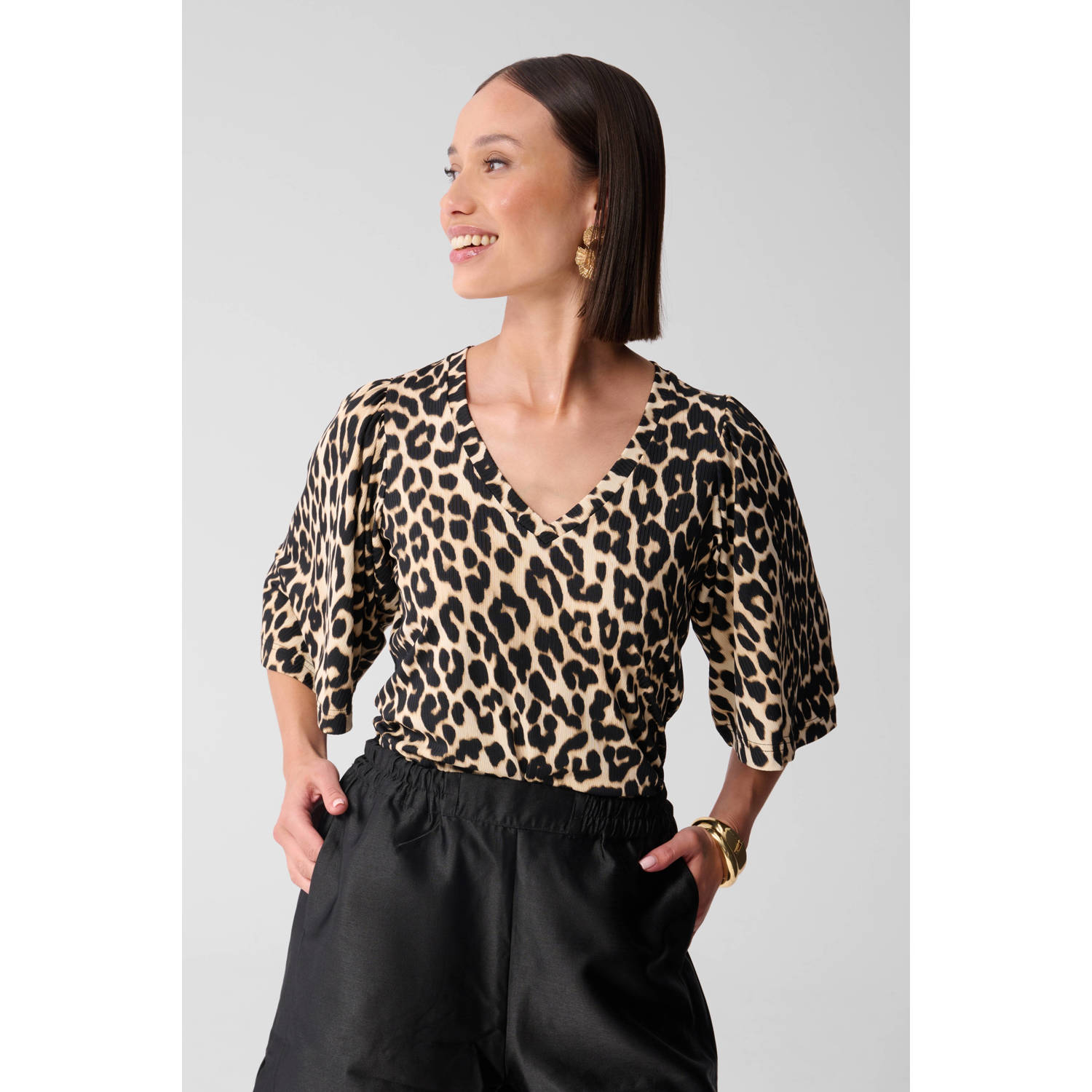 Shoeby top bruin