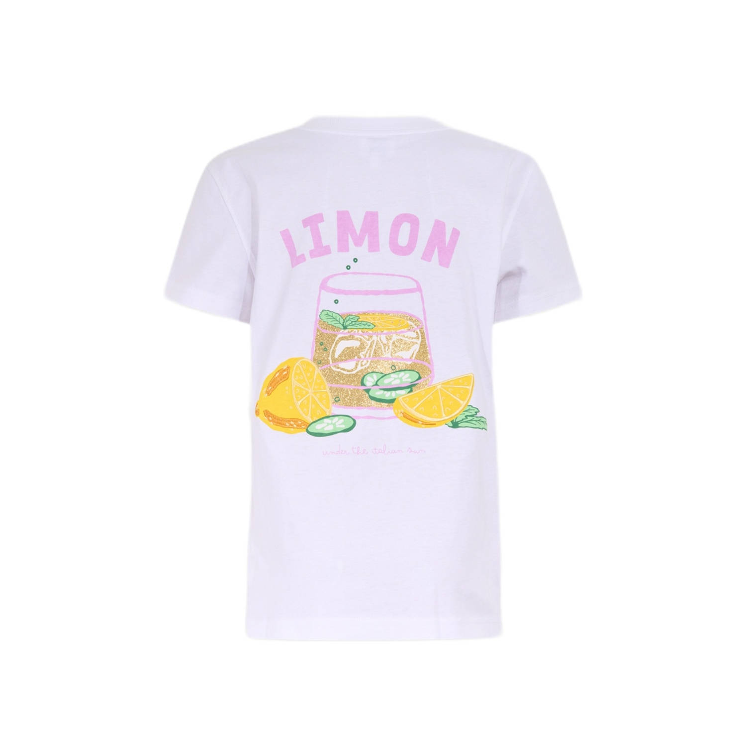 Shoeby T-shirt wit met glitter