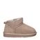 Nelson Kids gevoerde suède enkelboots beige