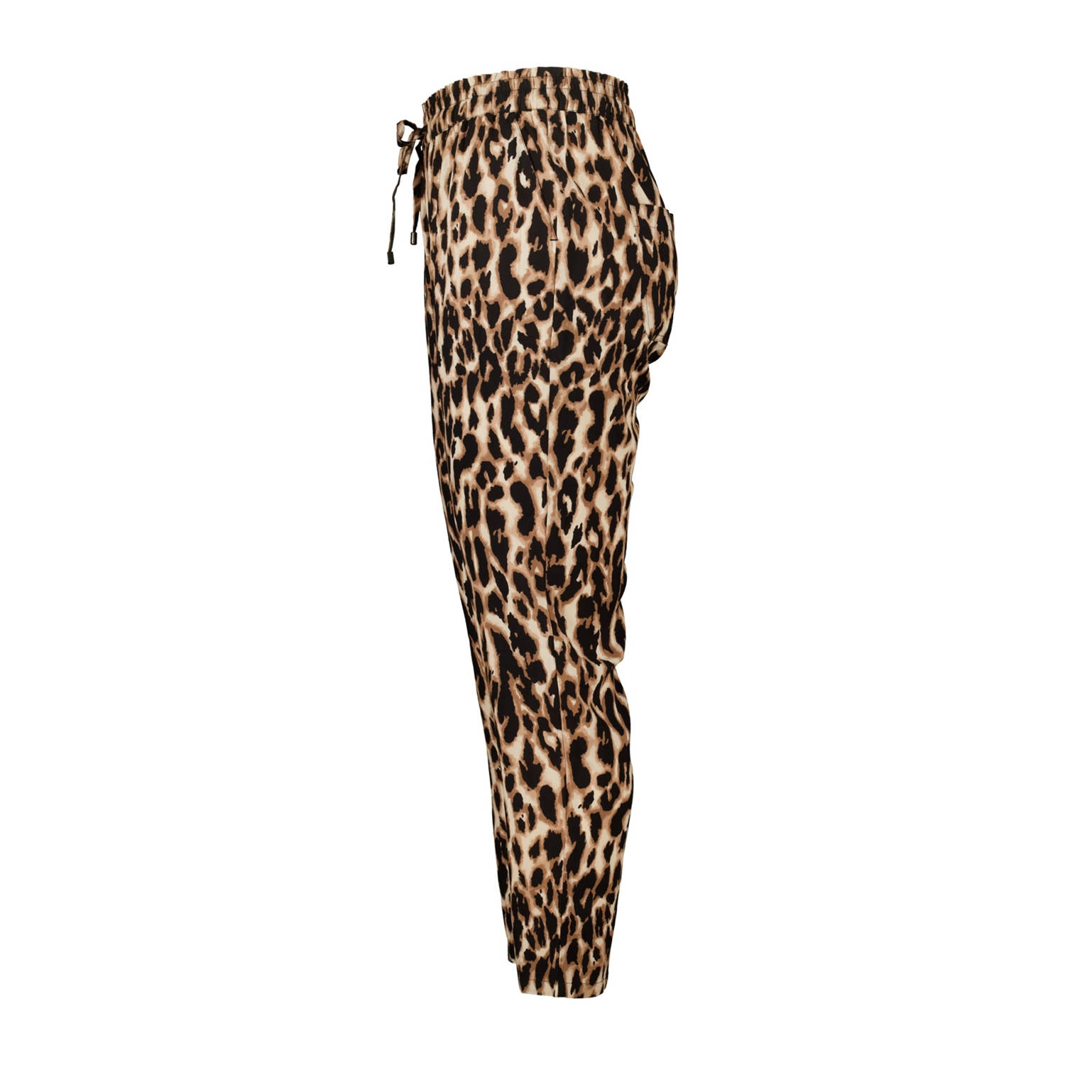 MS Mode regular waist casual broek bruin