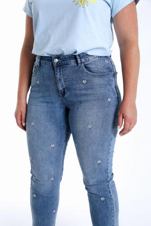 slim fit jeans medium blue denim