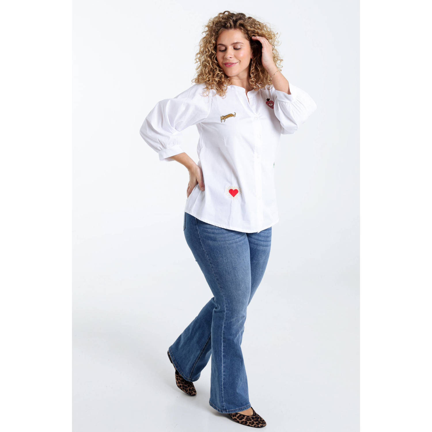 Paprika blouse wit