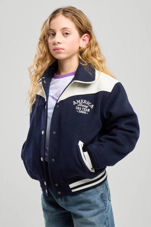 baseball jacket lente donkerblauw